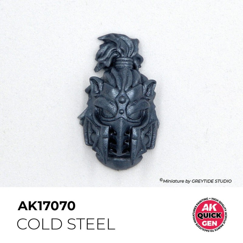  AK - Peinture Quick Gen : Cold Steel - 18 ml