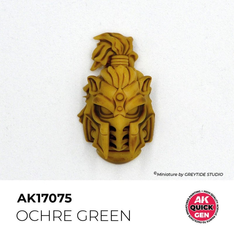  AK - Peinture Quick Gen : Ochre Green - 18 ml