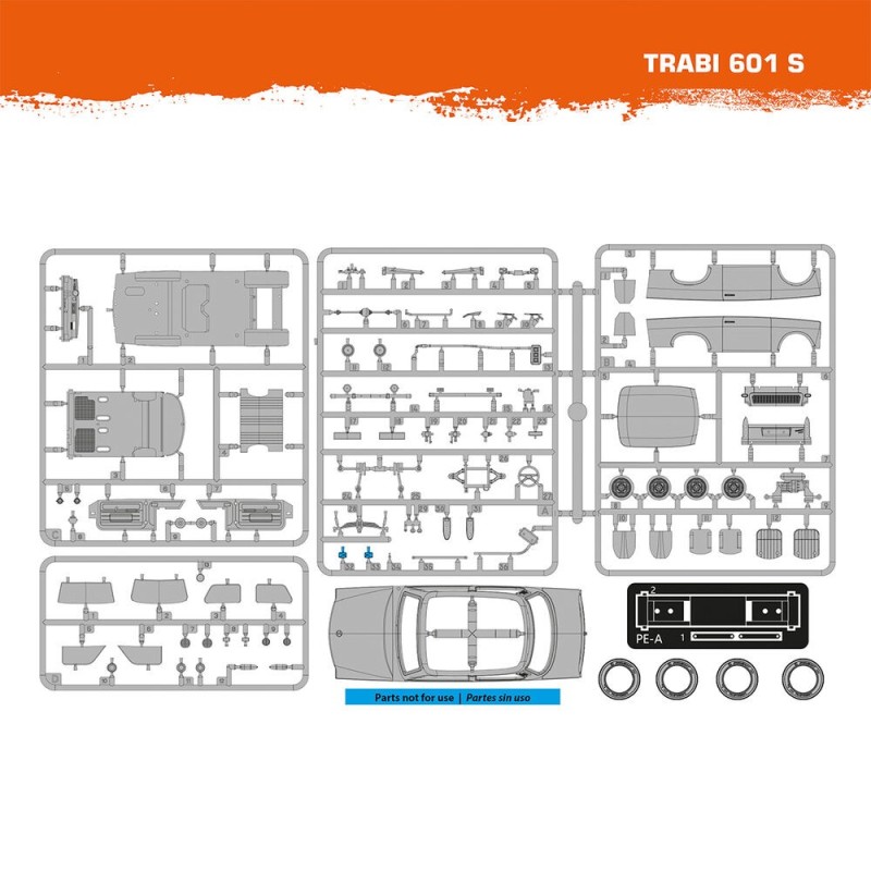  AK - Kit de modélisme : Trabi 601 S