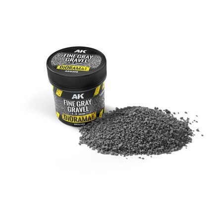 AK - Fine Gray Gravel 1 - 3 mm - 100 ml