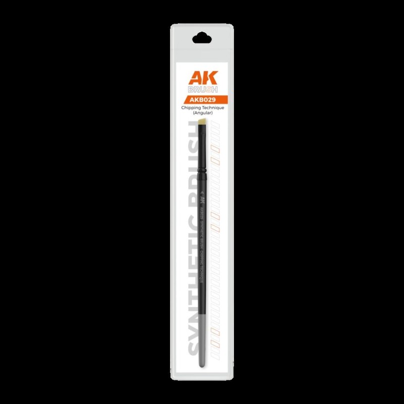 AK - AK Synthetic Brush - Chipping Technique (Angular)