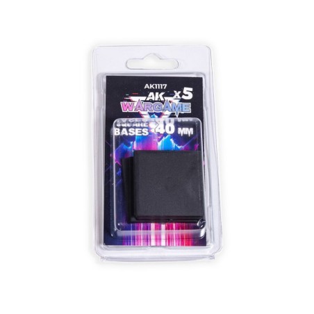 AK - Peinture 3gen : Square Bases 40x40 mm x 5 units