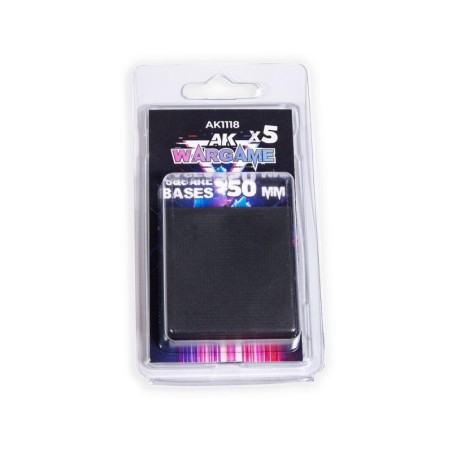AK - Peinture 3gen : Square Bases 50x50 mm x 5 units