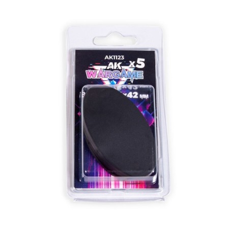 AK - Peinture 3gen : Oval Bases 75x42 mm x 5 units