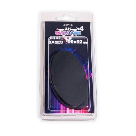 AK - Peinture 3gen : Oval Bases 90x52 mm x 4 units