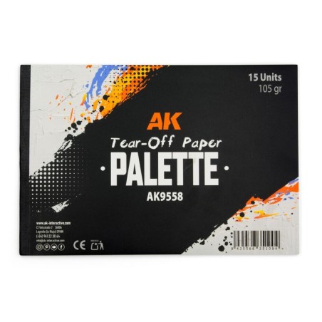 AK - Tear - Off Paper Palette 15 Sheets