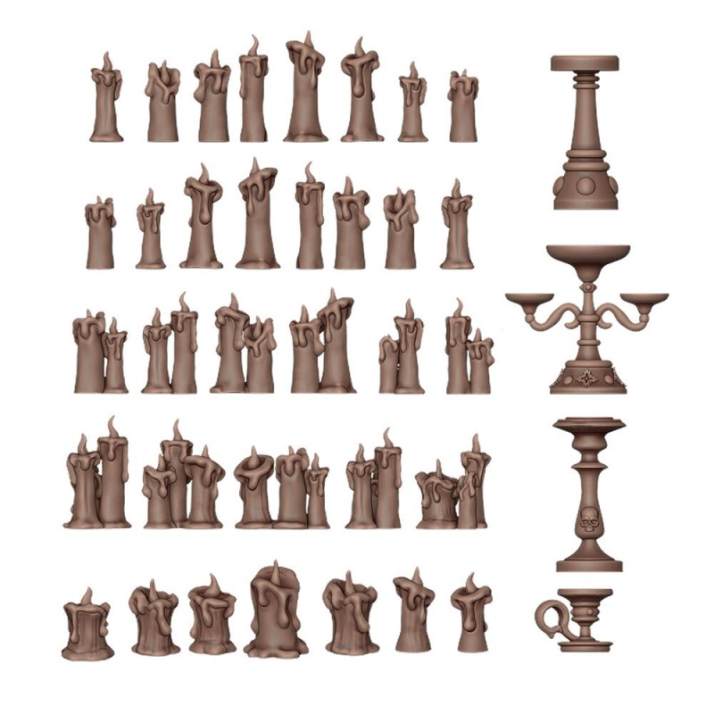  AK - Candles - Basing Bits 73 Pieces