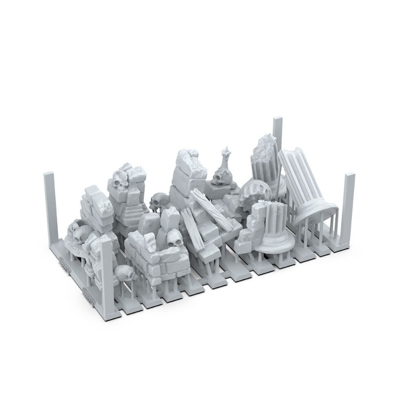 AK - Village Ruins - Basing Bits 12 Pieces