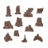  AK - Village Ruins - Basing Bits 12 Pieces