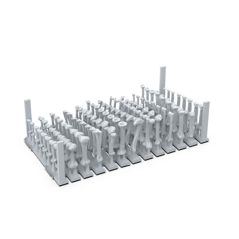  AK - Human Bones - Basing Bits 120 Pieces