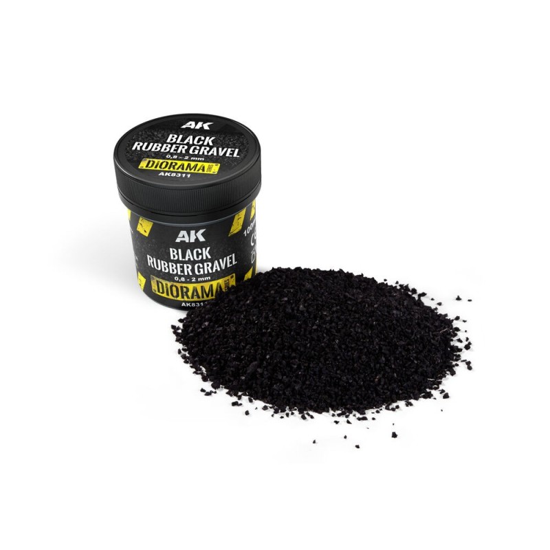 AK - Black Rubber Gravel 0