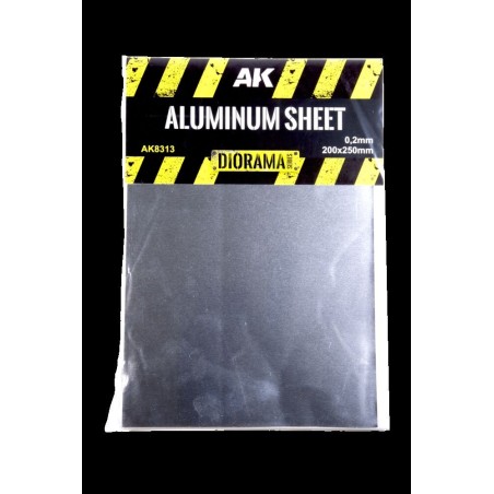 AK - Aluminium Sheet 200Um 200X250 mm