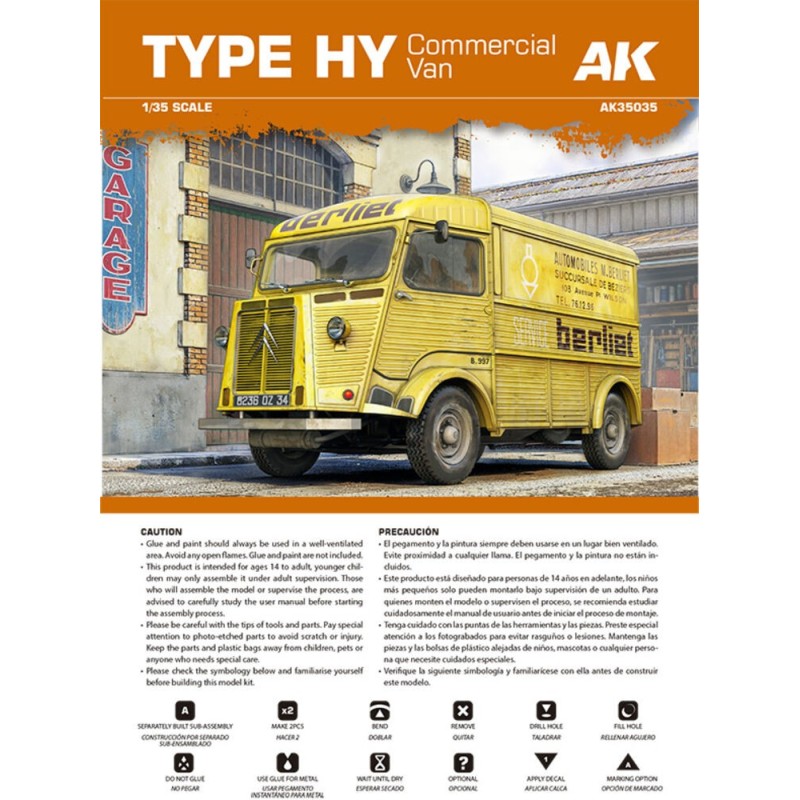  AK - Kit de modélisme : Type Hy Commercial Van