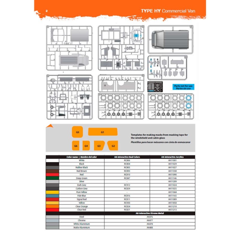  AK - Kit de modélisme : Type Hy Commercial Van