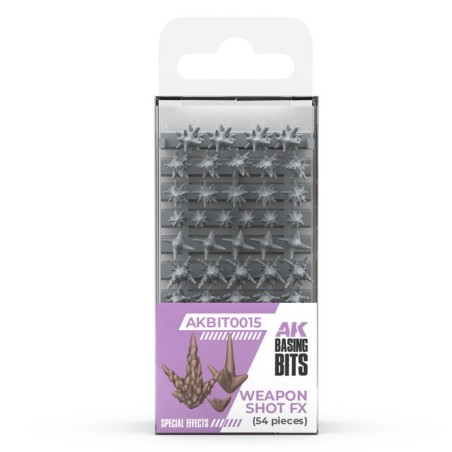 AK - Weapons Shot Fx - Basing Bits 54 Pieces