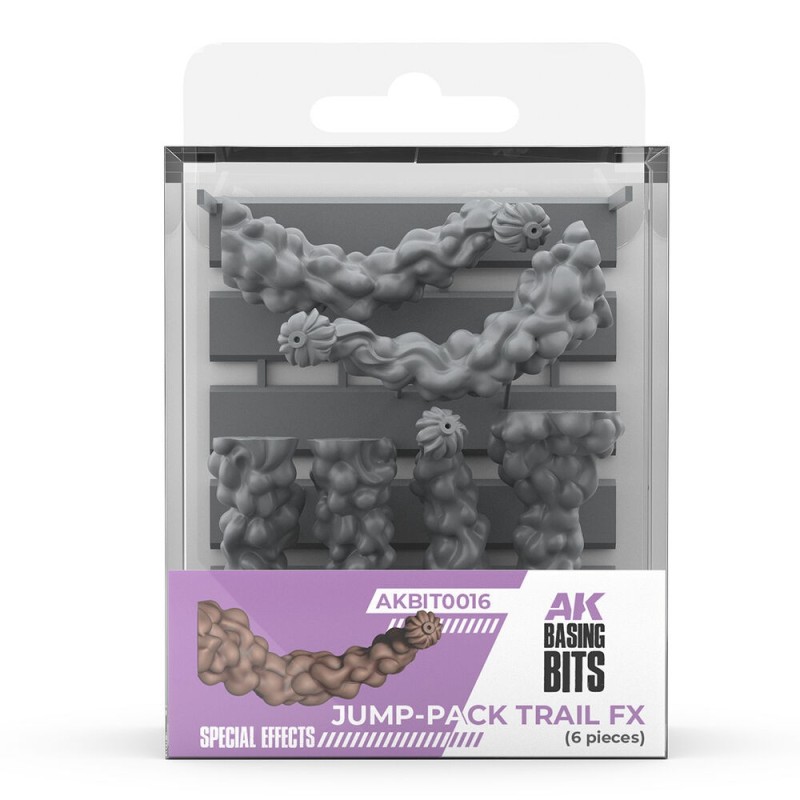 AK - Jump - Pack Trail Fx - Basing Bits 6 Pieces