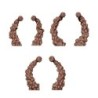  AK - Jump - Pack Trail Fx - Basing Bits 6 Pieces