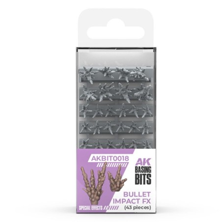 AK - Bullet Impact Fx - Basing Bits 43 Pieces