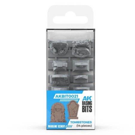 AK - Tumbstones - Basing Bits 14 Pieces
