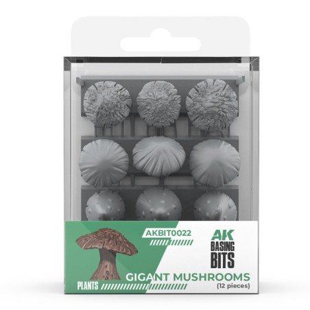 AK - Gigant Musrooms - Basing Bits 12 Pieces
