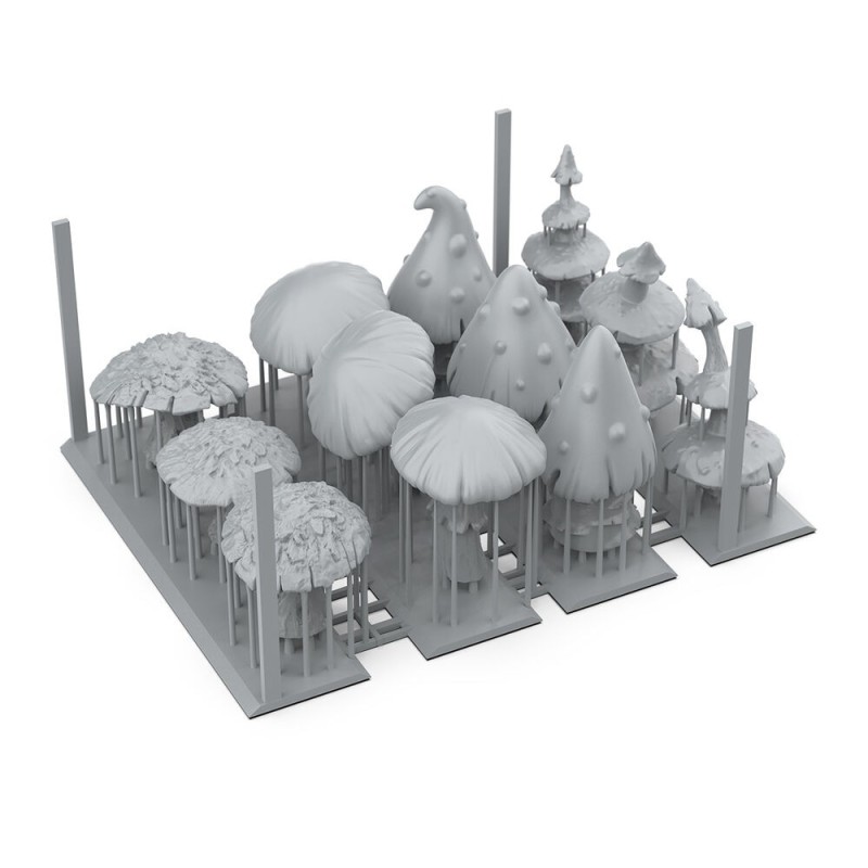  AK - Gigant Musrooms - Basing Bits 12 Pieces
