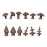  AK - Gigant Musrooms - Basing Bits 12 Pieces