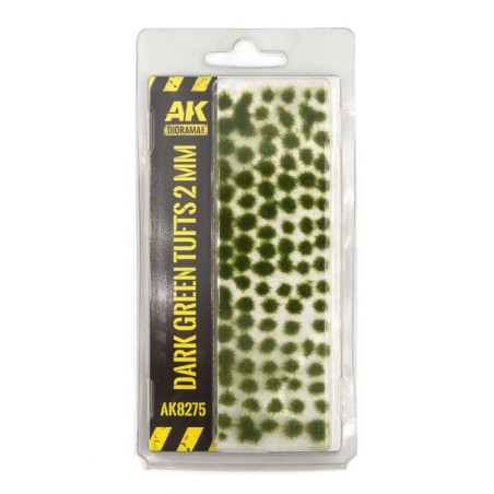 AK - Décor végétal : Dark Green Tufts 2 mm