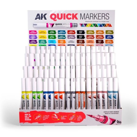 AK - Cardboard Display Quick Markers