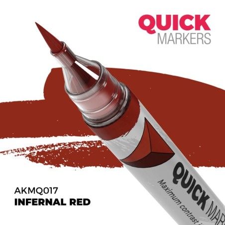 AK - Décor végétal : Infernal Red - Quick Marker