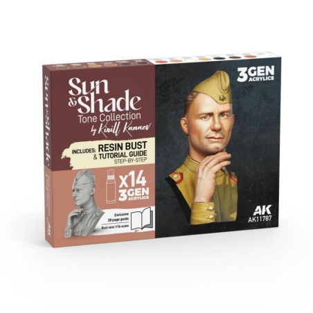 AK - Set de peintures 3gen : Sun & Shade Tone Collection By Kirill Kanaev