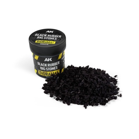 AK - Black Rubber Big Stones - 100 ml