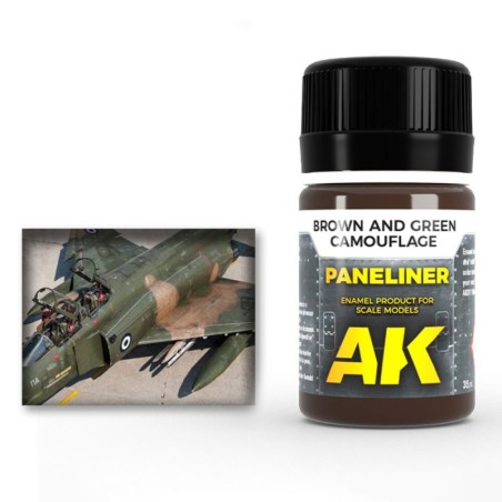 AK - Paneliner for brown and green camouflage - 35 ml