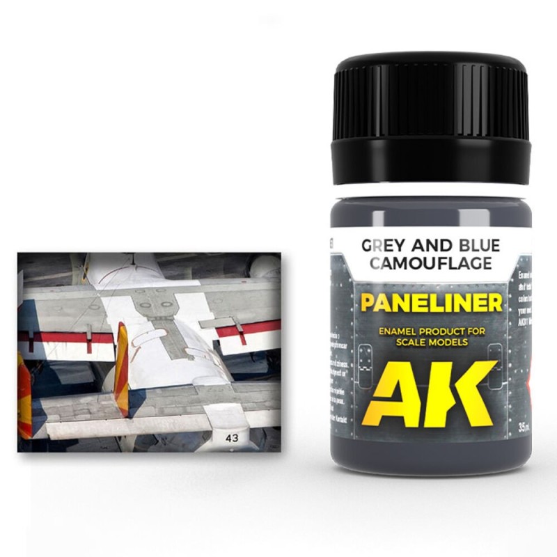 AK - Paneliner for grey and blue camouflage - 35 ml