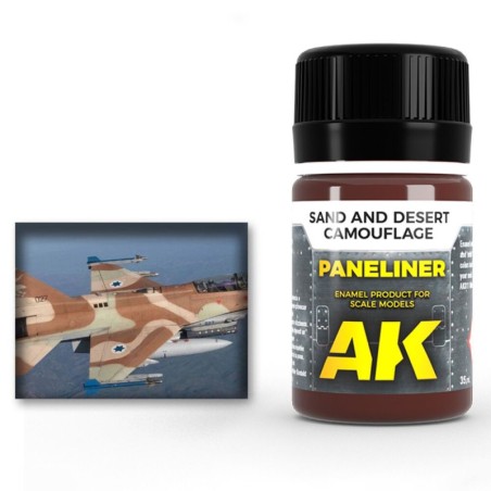 AK - Paneliner for sand and desert camouflage - 35 ml