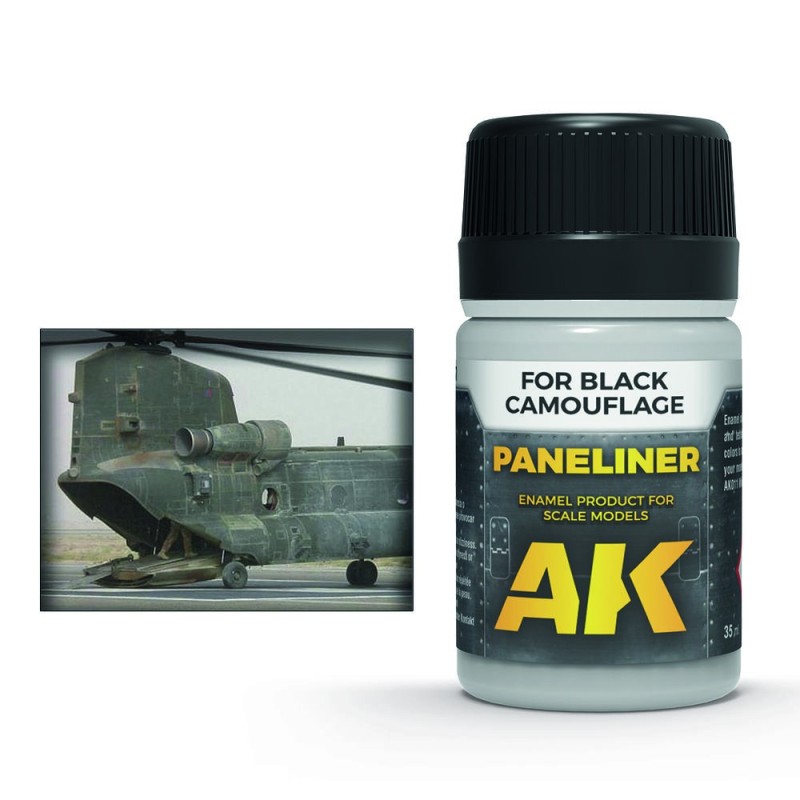 AK - Paneliner for black camouflage - 35 ml