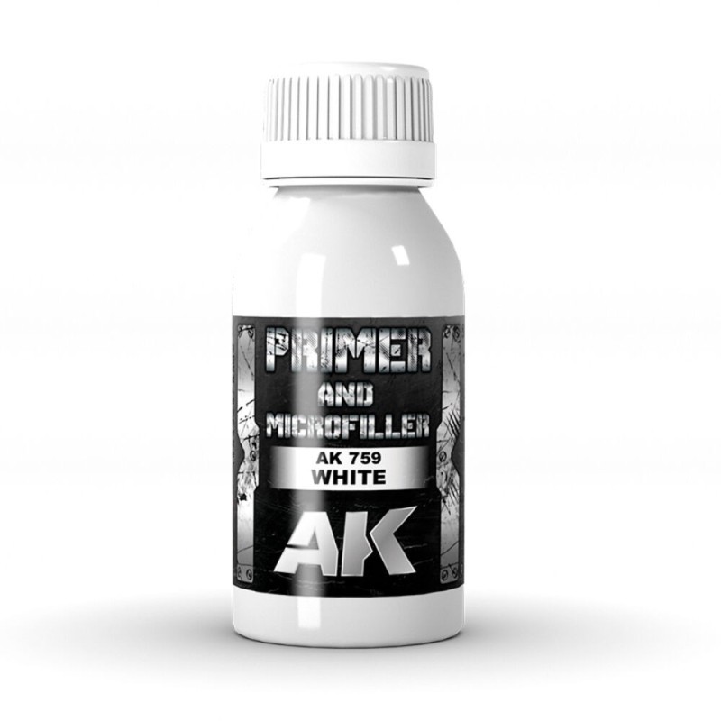 AK - White Primer And Microfiller - 100 ml