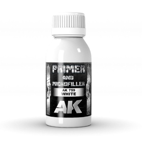 AK - White Primer And Microfiller - 100 ml