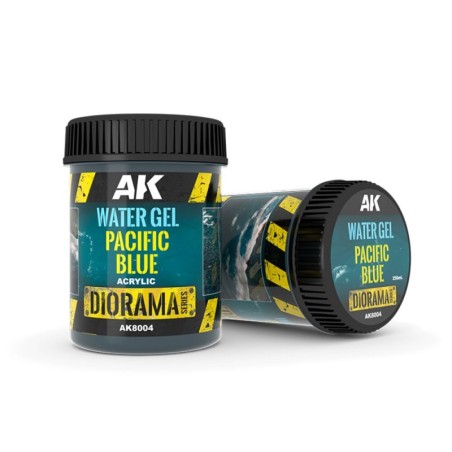 AK - Water Gel Pacific Blue - 250 ml (Acrylic)
