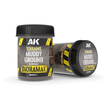 AK - Terrains Muddy Ground - 250 ml (Acrylic)