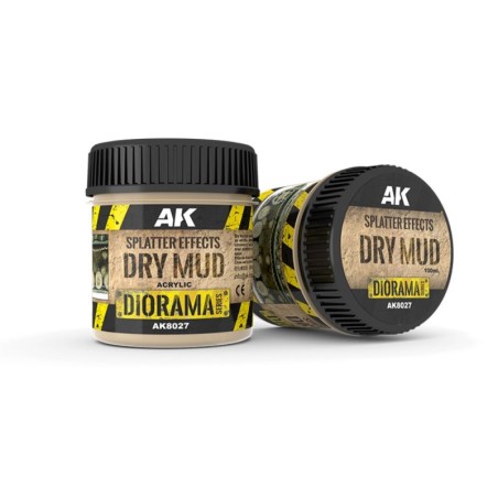 AK - Splatter Effects Dry Mud - 100 ml (Acrylic)