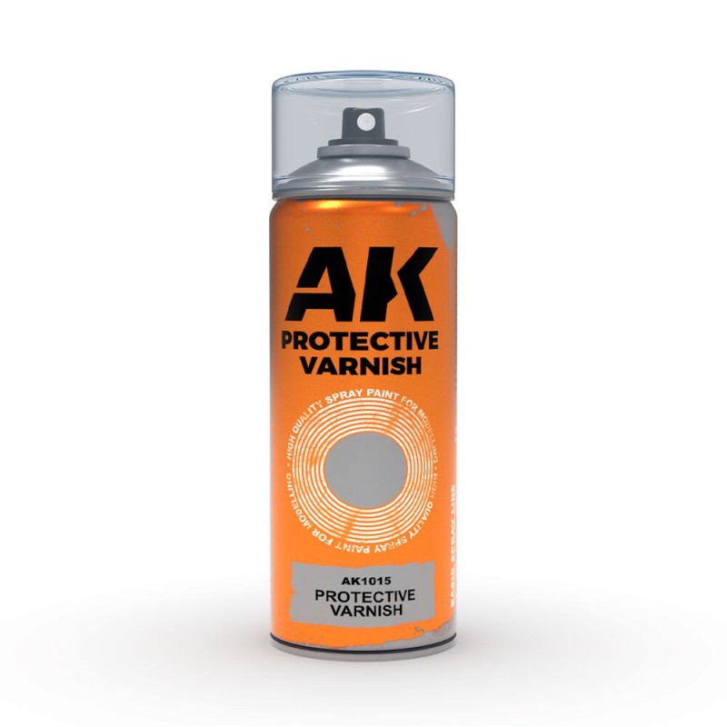 AK - Vernis en spray : Protective Varnish 400 ml (Includes 2 nozzles)