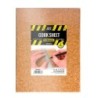 AK - Cork Sheets - Coarse Grained / Laminas Corcho - Grano Grueso - 200 X 300 X 2 mm (2 Sheets/Laminas)