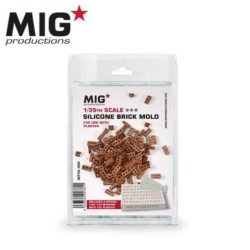 AK - Kit de modélisme : Silicone Brick Mold 1: 35