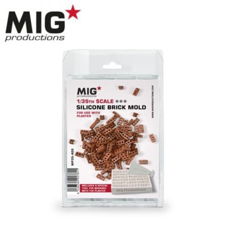 AK - Kit de modélisme : Silicone Brick Mold 1: 35