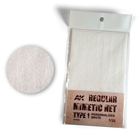 AK - Regular Camouflage Net Type 1 Personalized White
