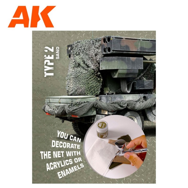  AK - Regular Camouflage Net Type 2 Brown