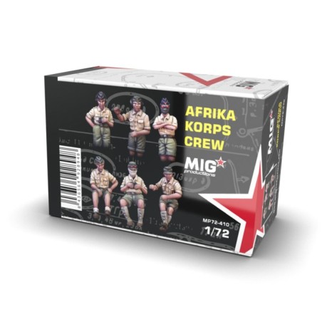 AK - Kit de modélisme : Afrika Korps Crew 1: 72