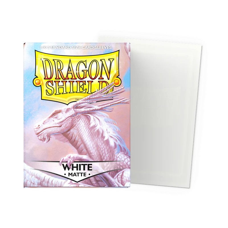 Dragon Shield - 100 Sleeves Standard Matte - Blanc