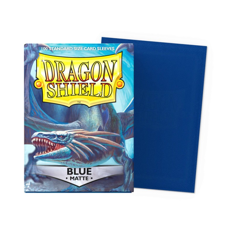 Dragon Shield - 100 Sleeves Standard Matte - Bleu