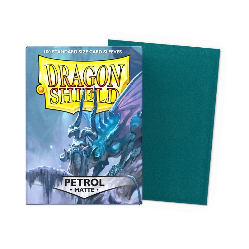 Dragon Shield - 100 Sleeves Standard Matte - Bleu Pétrole